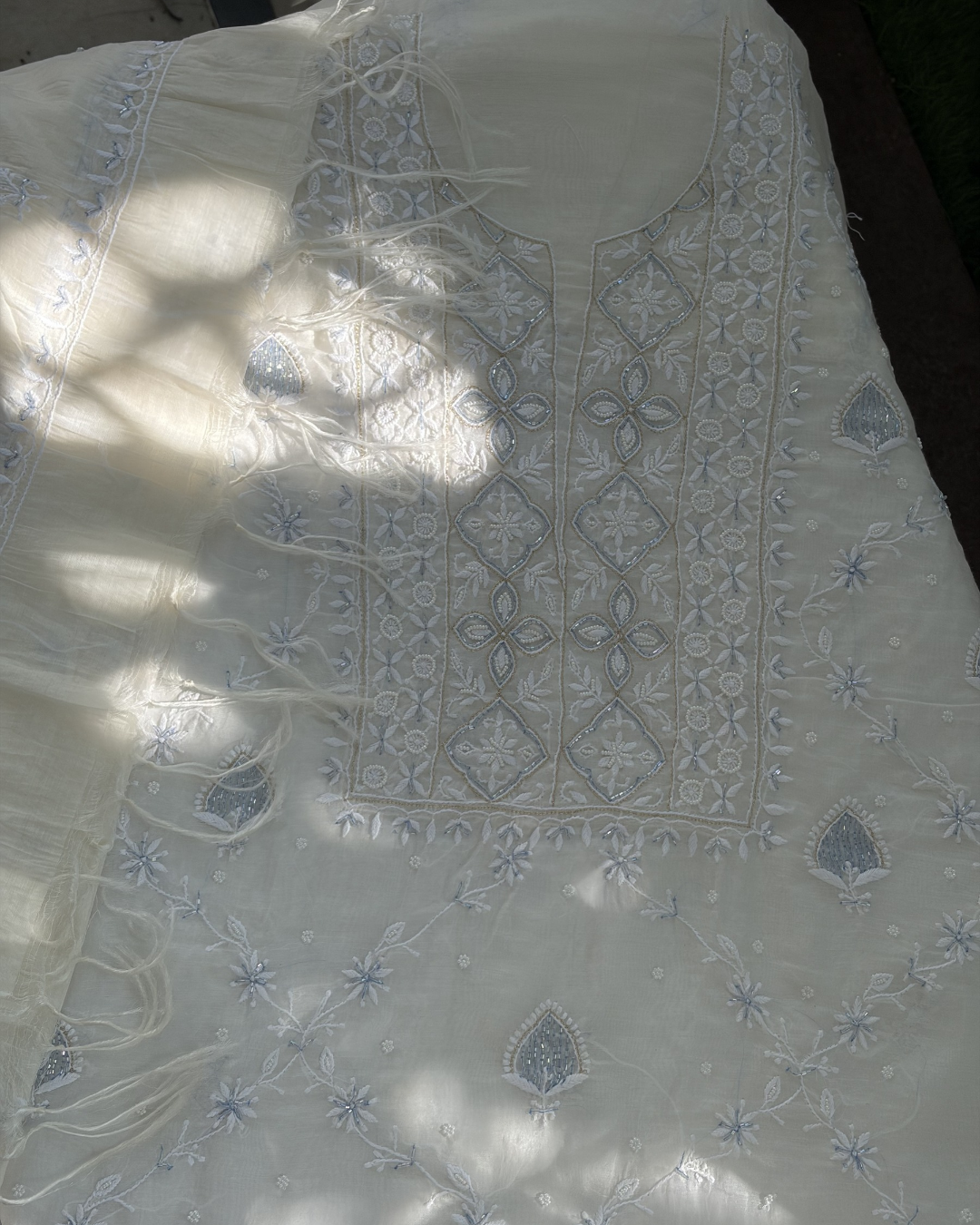 Inaya mul chanderi suit
