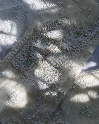 Jivika mul chanderi suit