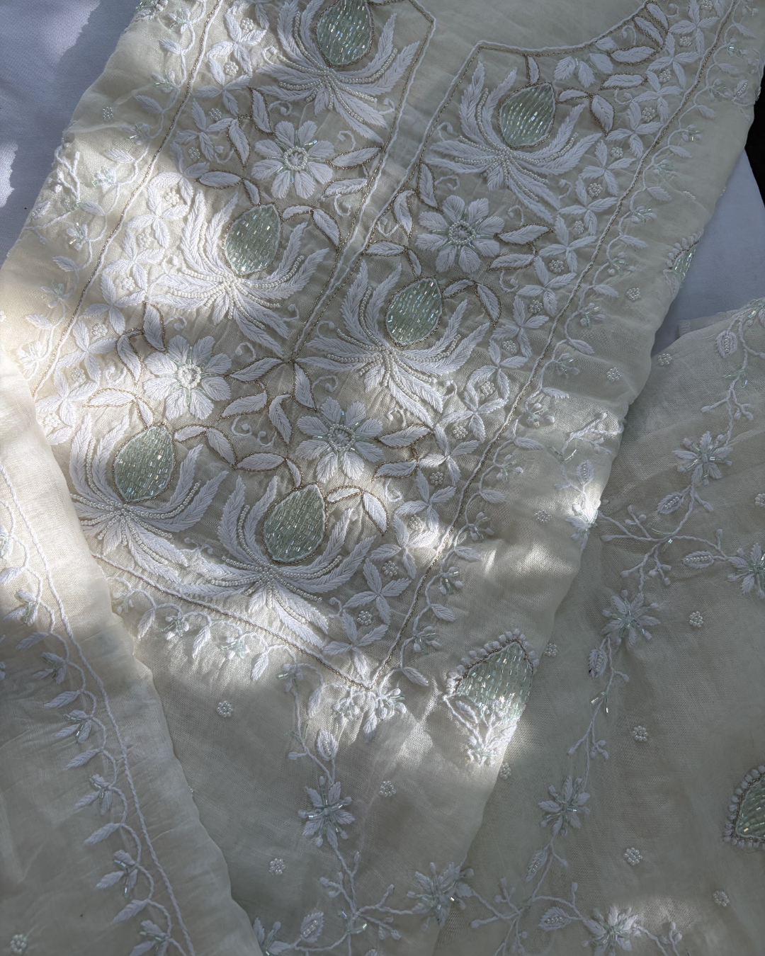 Jivika mul chanderi suit