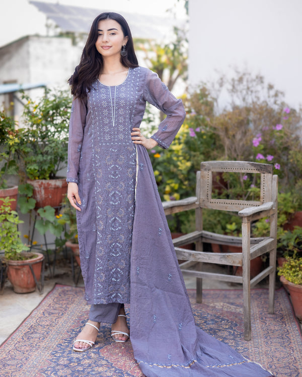 Fariha Mul Chanderi Suit
