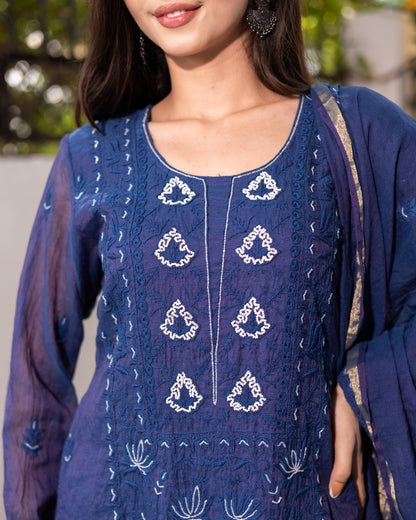 Ira mul chanderi suit