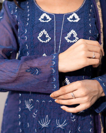 Ira mul chanderi suit