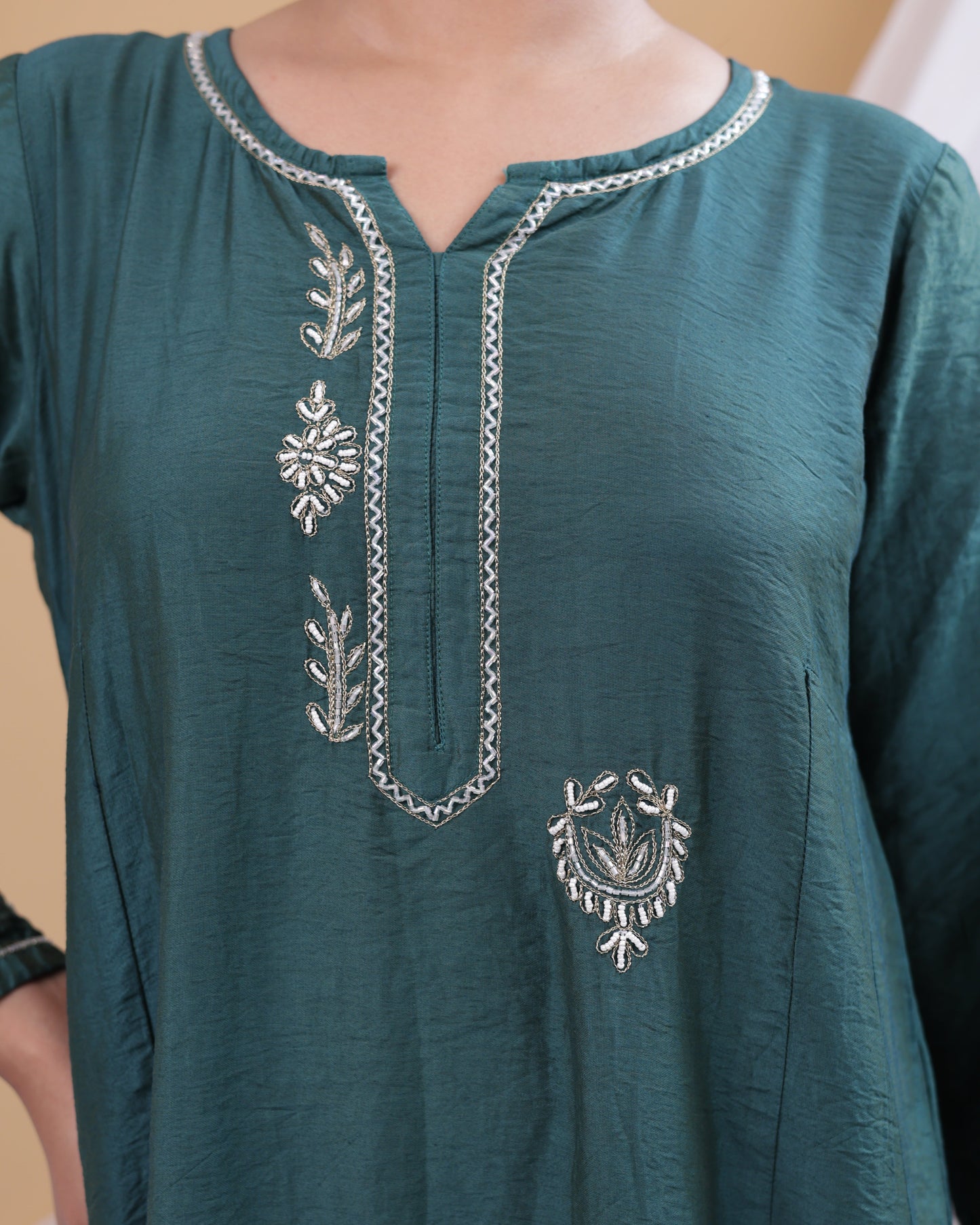 Sana Linen Chanderi Coord Set