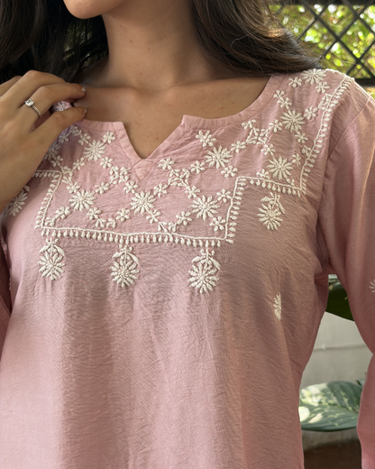 Nazakat Linen Chanderi Set