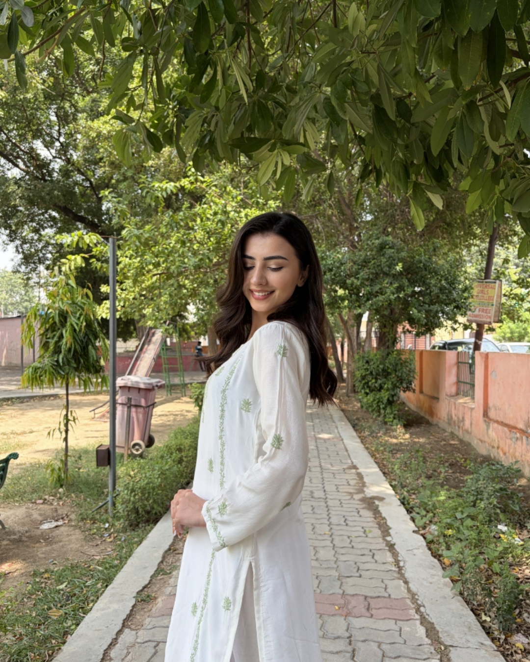Elara Pure Ivory Coord Set