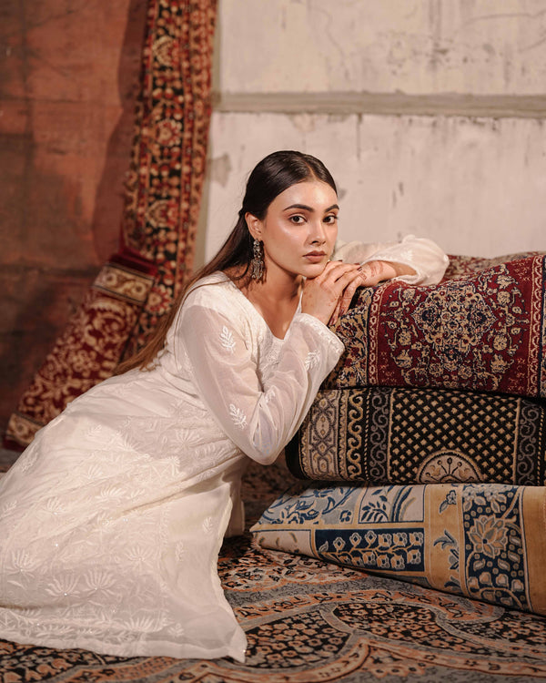Ayesha Mul Chanderi Suit