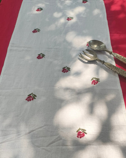 Rose Table Runner