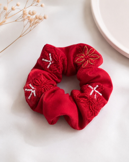 ethnic scrunchie for modern look