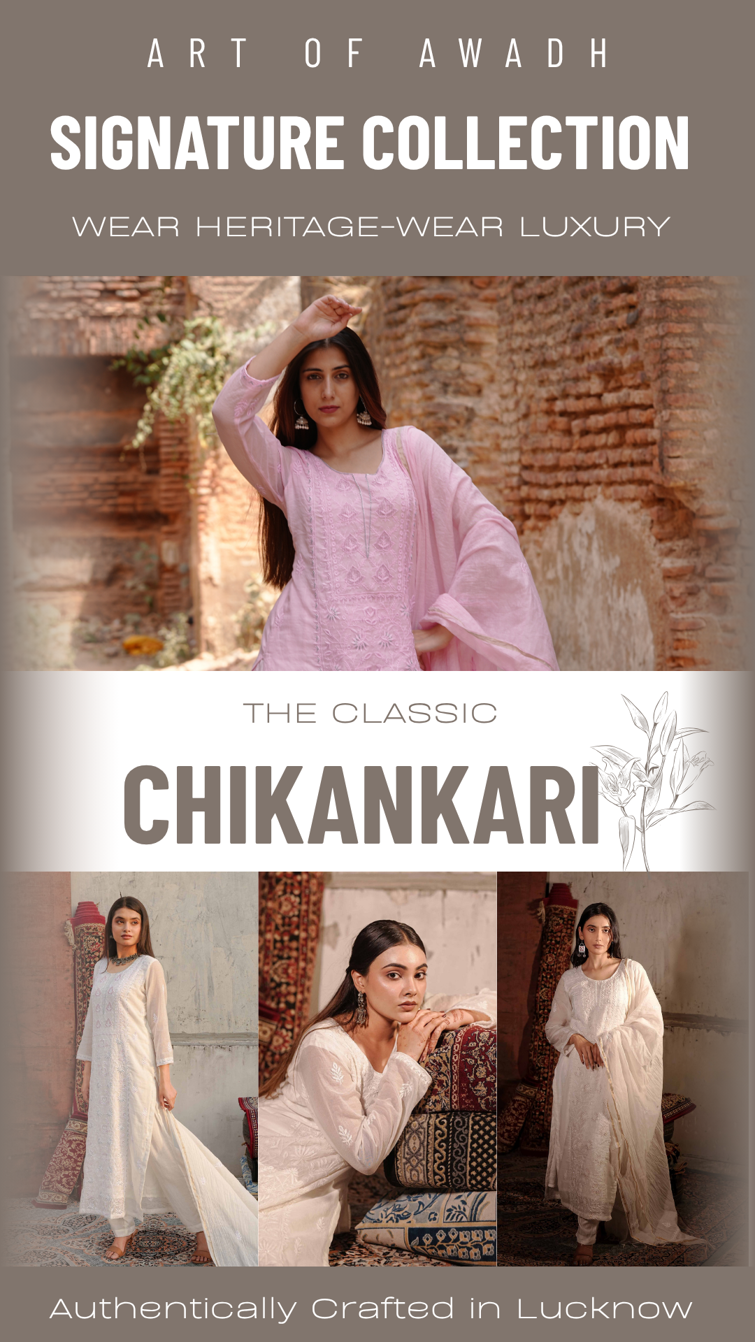 art of awadh brings authentic chikankari